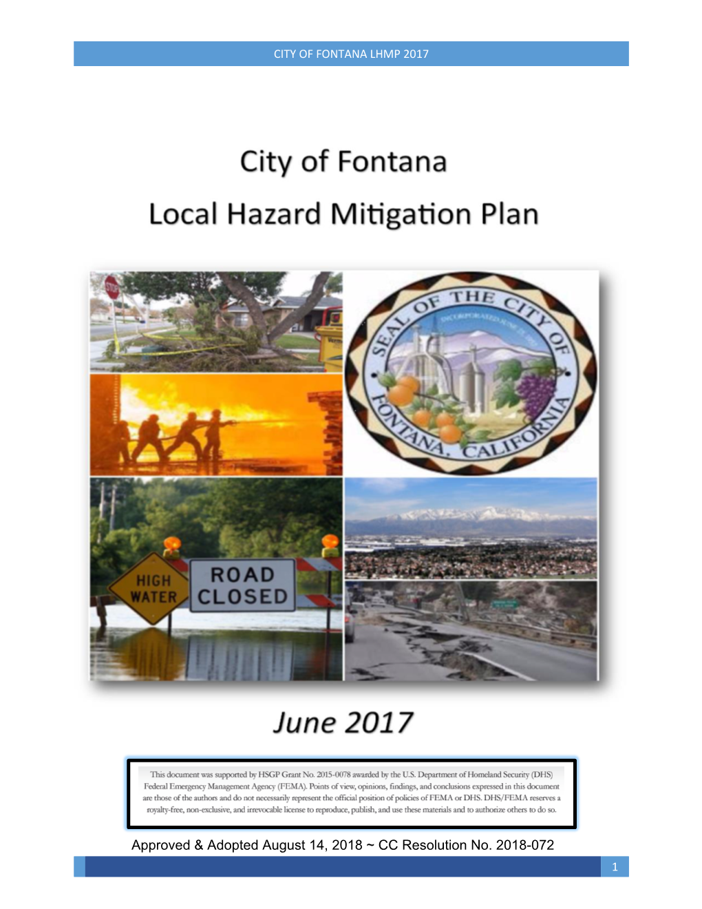 Local Hazard Mitigation Plan