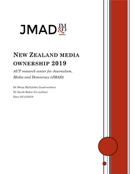 New Zealand Media Ownership 2018