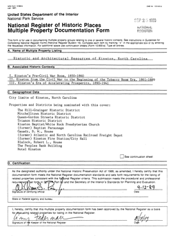 National Register of Historic Places NAT|ONAI Multiple Property Documentation Form