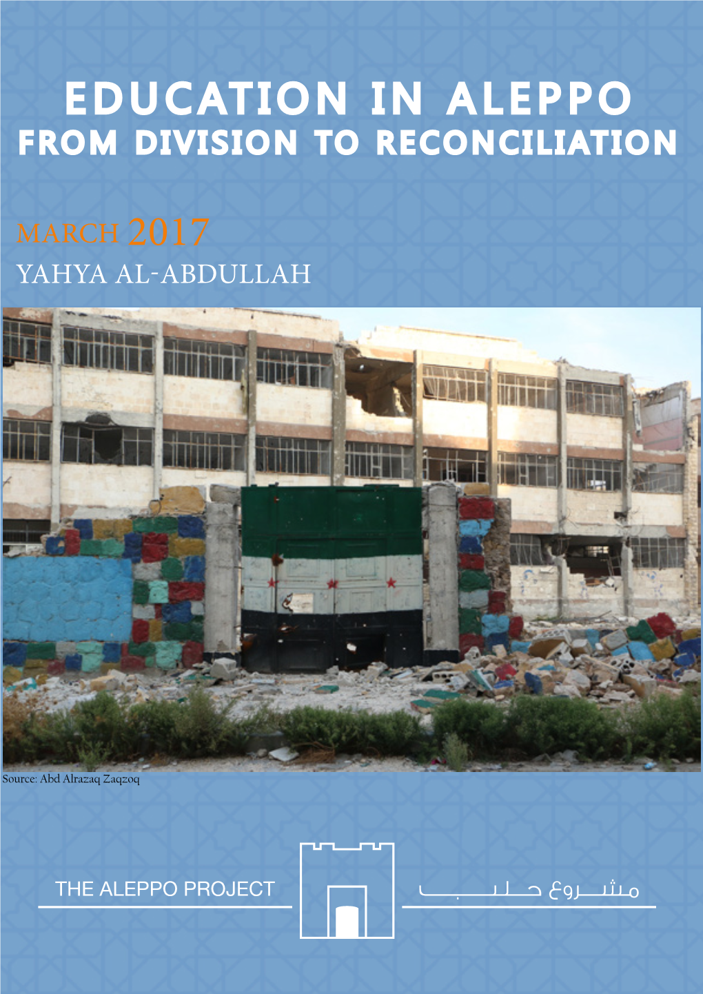 Education in Aleppo from Division to Reconciliation