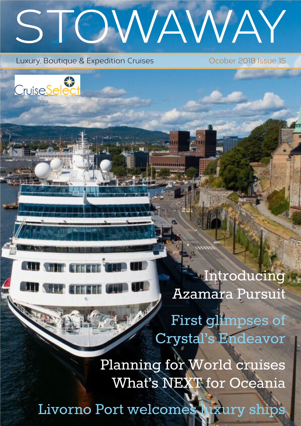 Introducing Azamara Pursuit First Glimpses of Crystal's Endeavor