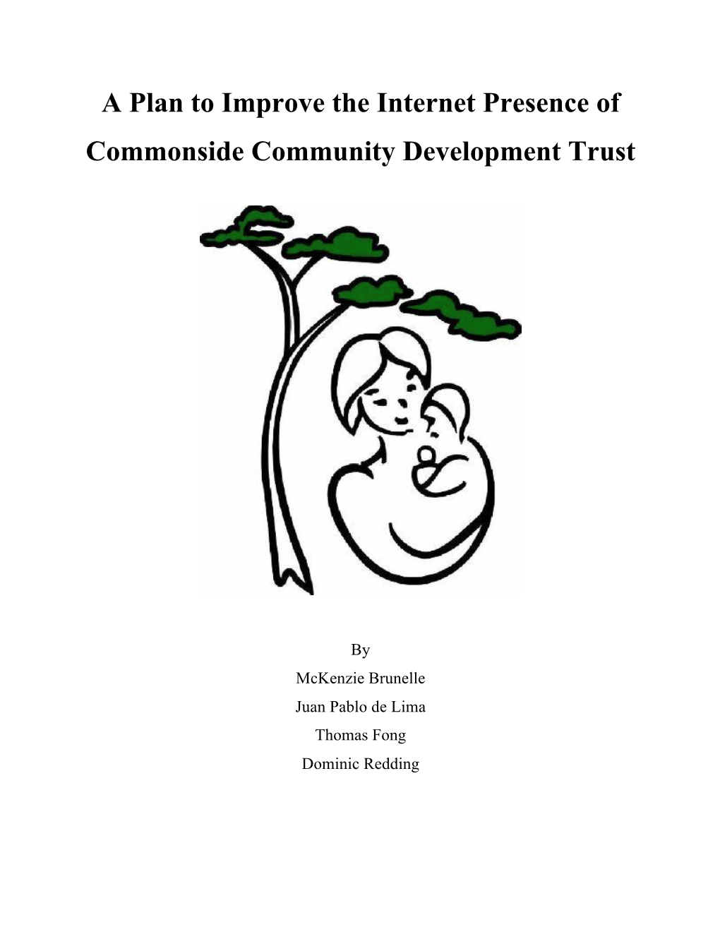 A Plan to Improve the Internet Presence of Commonside Community Development Trust