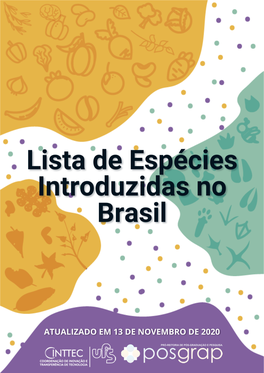 Lista De Espécies Introduzidas No Brasil