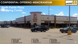 North Pointe Plaza Shopping Center CONFIDENTIAL OFFERING