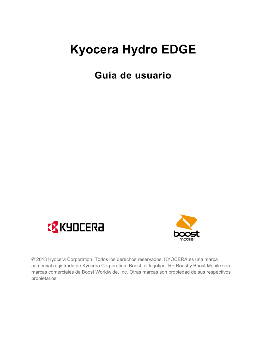 Kyocera Hydro EDGE