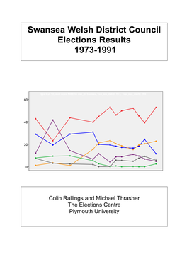 Swansea Welsh District Council Elections Results 1973-1991