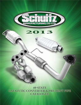 Schultz Product Catalog 2013