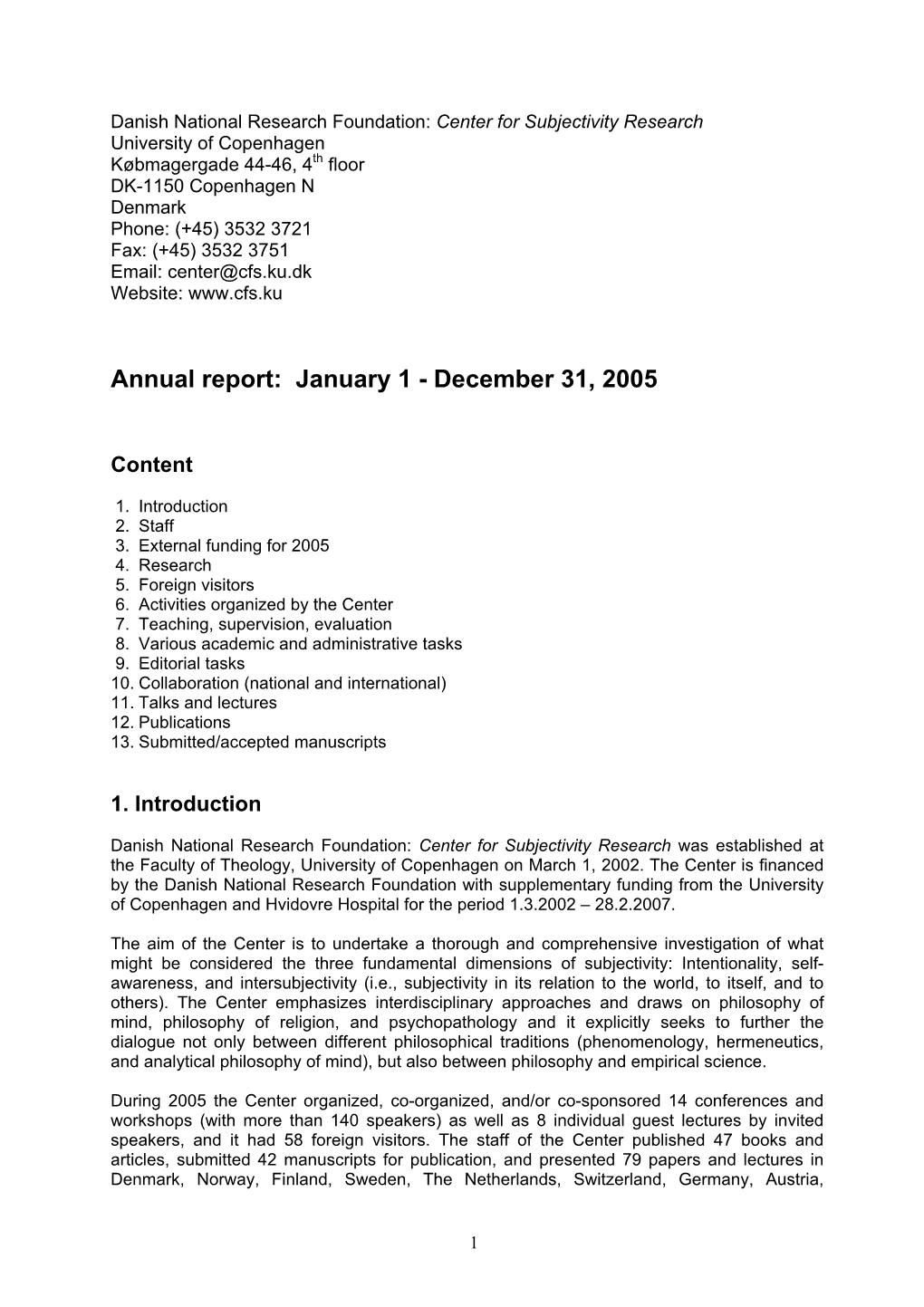 Annual Report 2005