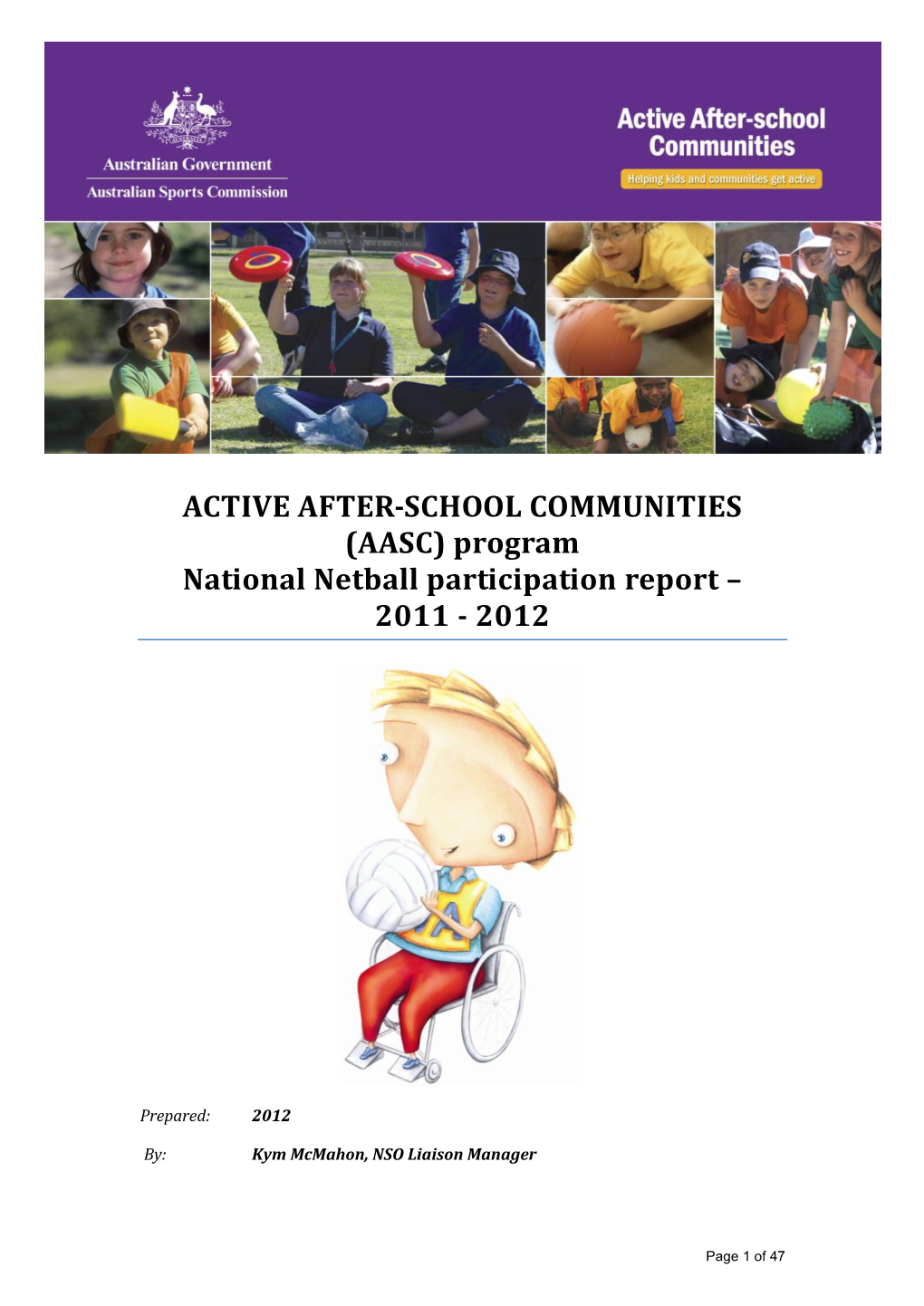 Netball Participation Report – 2011 - 2012