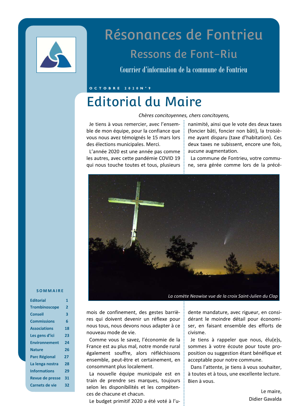 Journal Municipal Octobre 2020