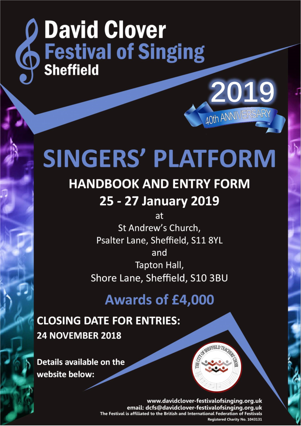 2019 Singers' Platform Handbook