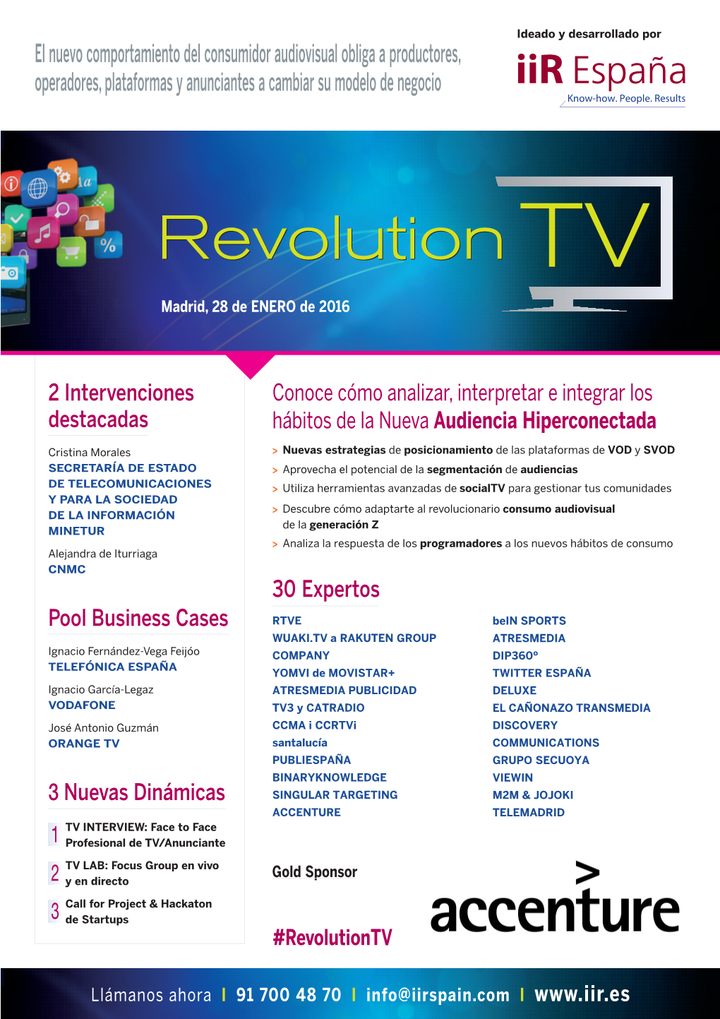 Portada REVOLUTION TV 2016