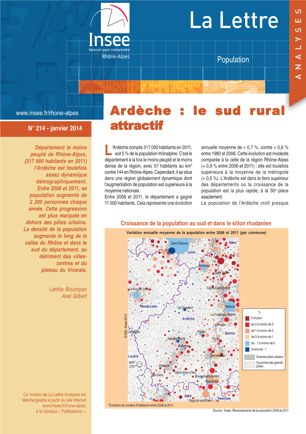 Ardèche : Le Sud Rural N° 214 - Janvier 2014 Attractif