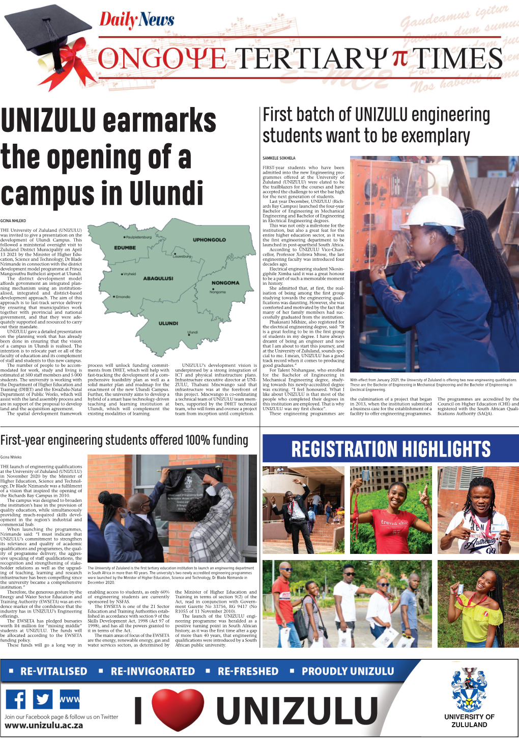 UNIZULU Earmarks the Opening of a Campus in Ulundi