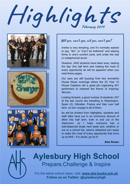 Aylesbury High School Prepare,Challenge & Inspire