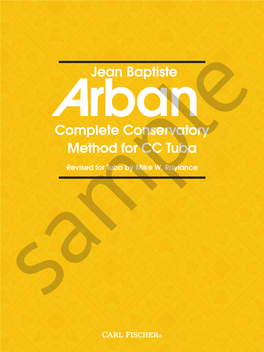 Jean Baptiste Complete Conservatory Method for CC Tuba