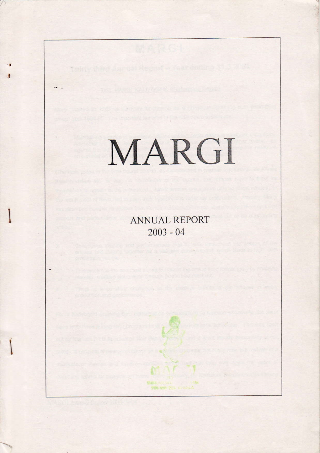 Annual Report 2003- 04