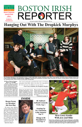Hanging out with the Dropkick Murphys