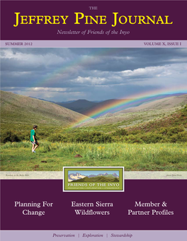 Eastern Sierra Wildflowers Member & Partner Profiles Planning for Change
