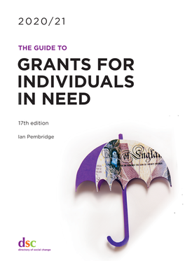 The Guide to Grants for Individuals in Need 2020-21