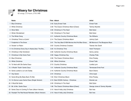 Misery for Christmas 62 Songs, 2.5 Hours, 279.5 MB