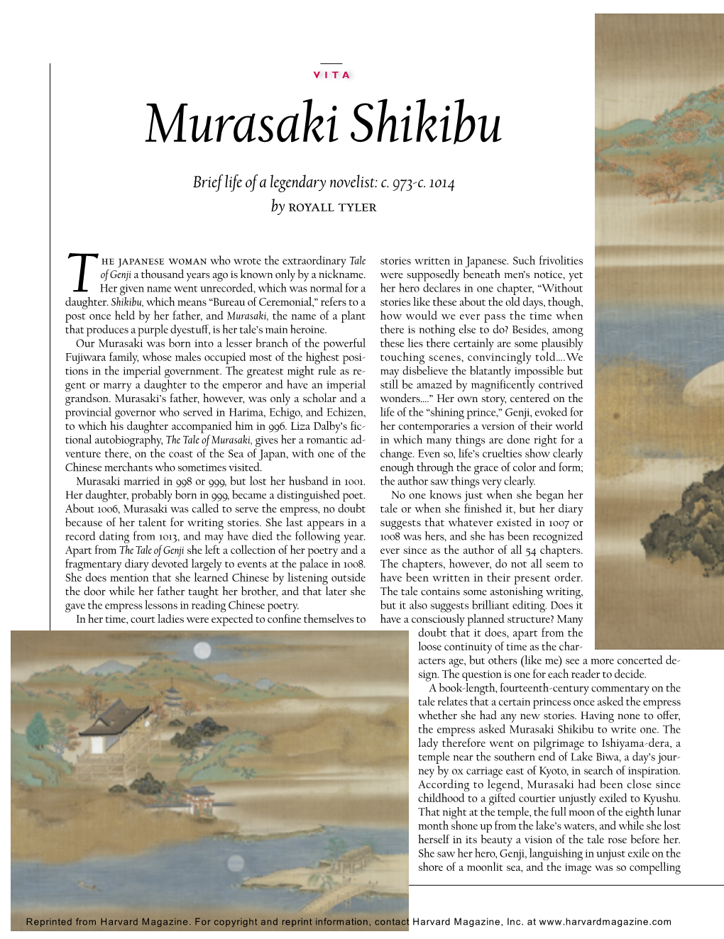 T Murasaki Shikibu