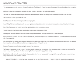 Definition of Closing Costs