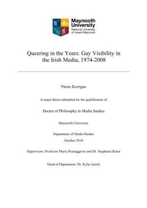 Gay Visibility in the Irish Media, 1974-2008