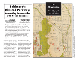 Baltimore's Olmsted Parkways