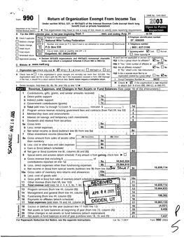 Return of Organization Exempt from Income