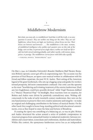 Middlebrow Modernism