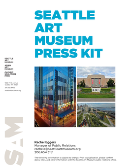 Seattle Art Museum Press Kit