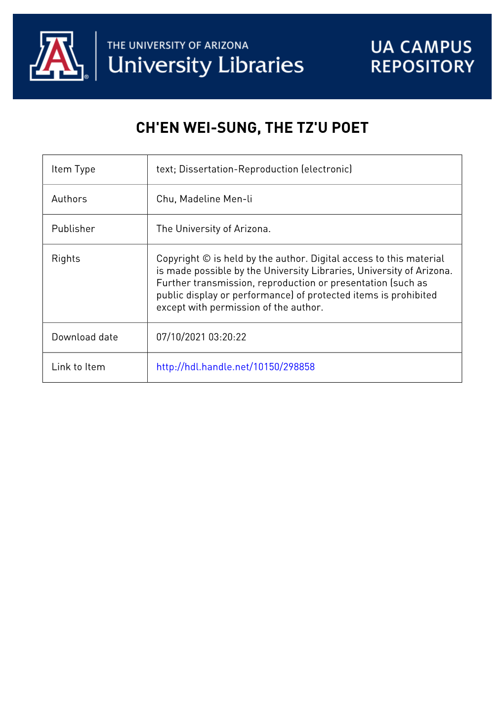 University Microfilms International 300 North Zeeb Road Ann Arbor, Michigan 48106 USA St