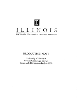 I L L I N 0 I S University of Illinois at Urbana-Champaign