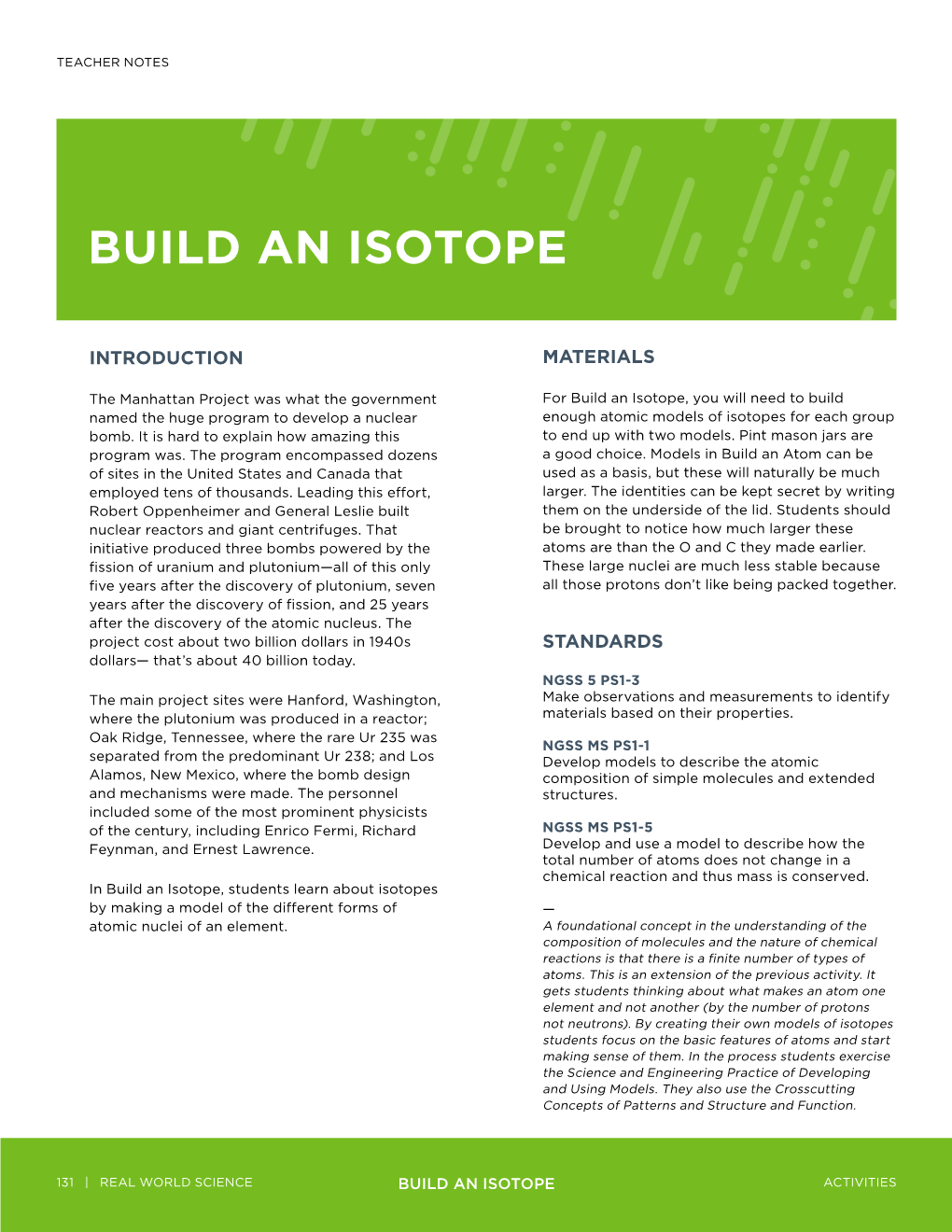 Build an Isotope