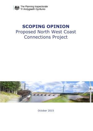 SCOPING OPINION Proposed North West Coast Connections Project