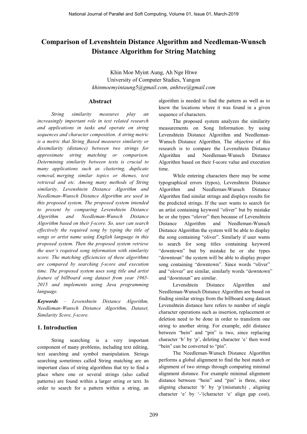 comparison-of-levenshtein-distance-algorithm-and-needleman-wunsch