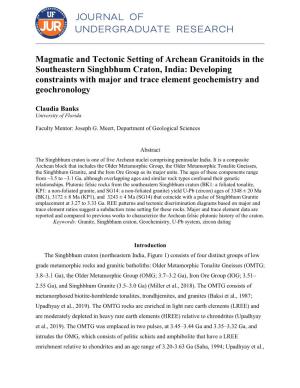 Magmatic and Tectonic Setting of Archean Granitoids in The
