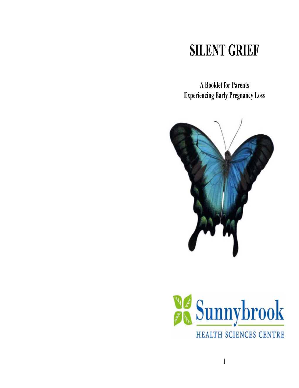 Silent Grief Booklet (Pdf)