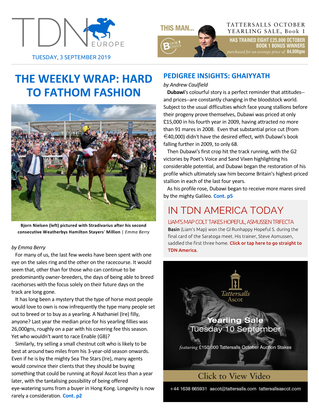 The Weekly Wrap: Hard to Fathom Fashion Cont