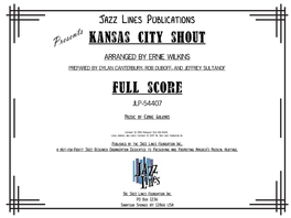 Kansas City Shout Full Score