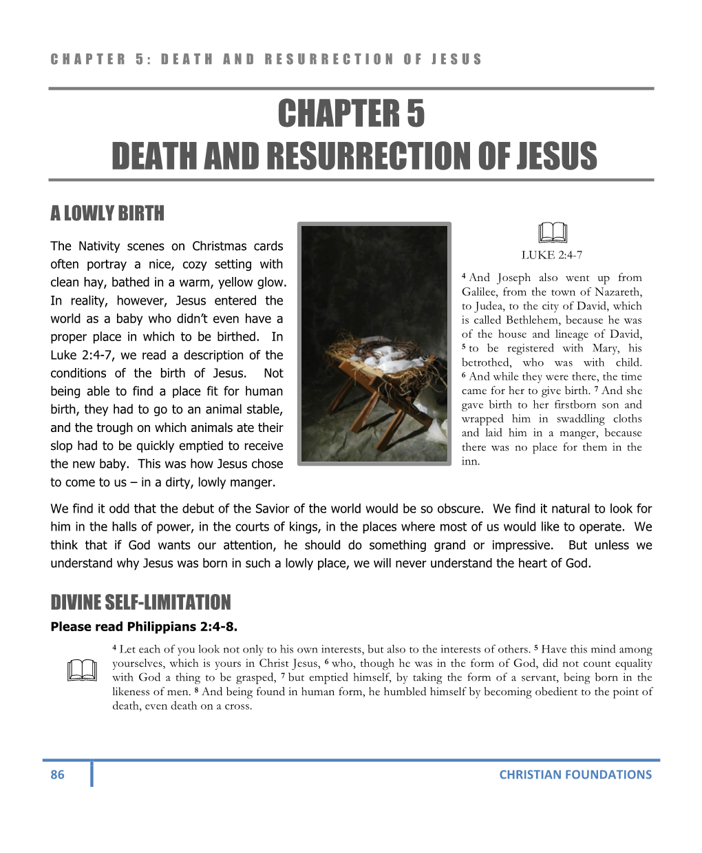 Chapter 5 Death and Resurrection of Jesus