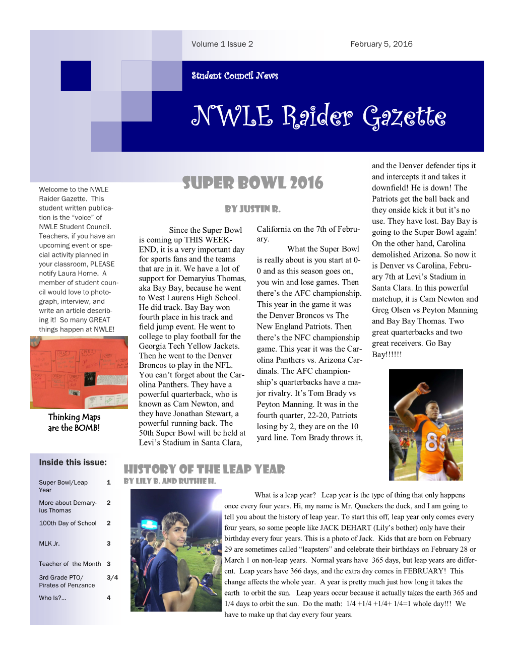 NWLE Raider Gazette