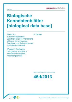 [Biological Data Base] 46D/2013