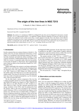 The Origin of the Iron Lines in NGC 7213