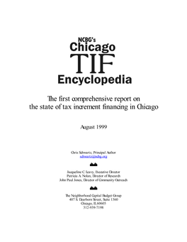 TIF Encyclopedia Page 2 Table of Contents