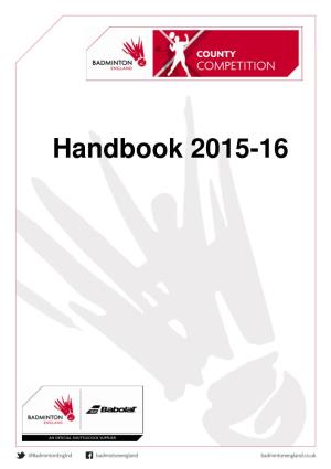 Handbook 2015-16