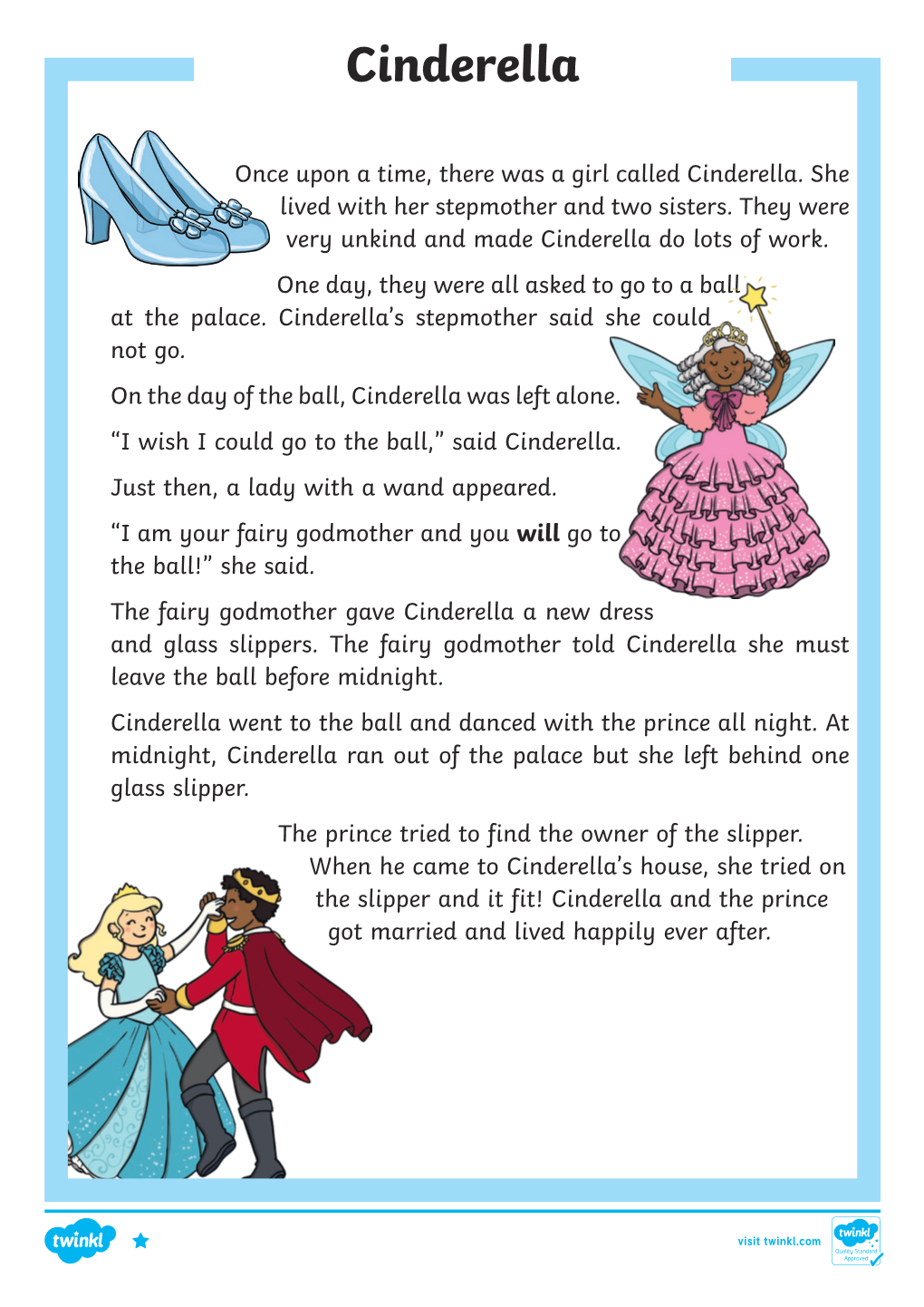Cinderella Reading Comprehension