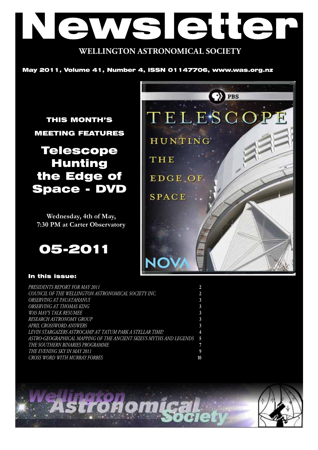 Telescope Hunting the Edge of Space - DVD