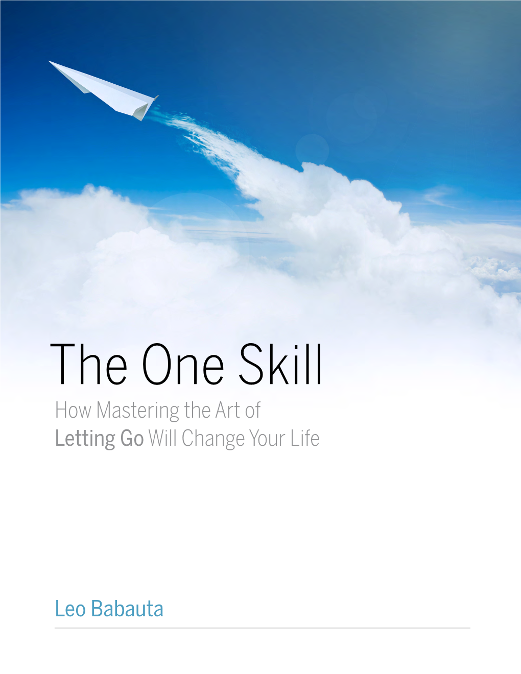 The One Skill – Leo Babauta